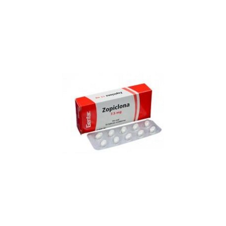 Zopiclona 7.5 mg Tabletas Recubiertas Genfar (Envíos Regionales y Nacionales) caja*10 unidades