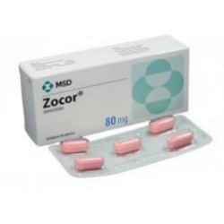 Zocor 80 mg Tabletas Recubiertas MSD (Envíos Regionales y Nacionales) caja*10 unidades