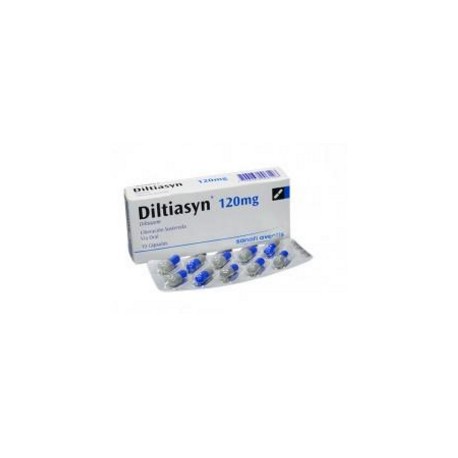 Diltiasyn 120 mg (ENVIOS REGIONALES Y NACIONAL) Caja*10 Cápsulas - Sanofi Aventis