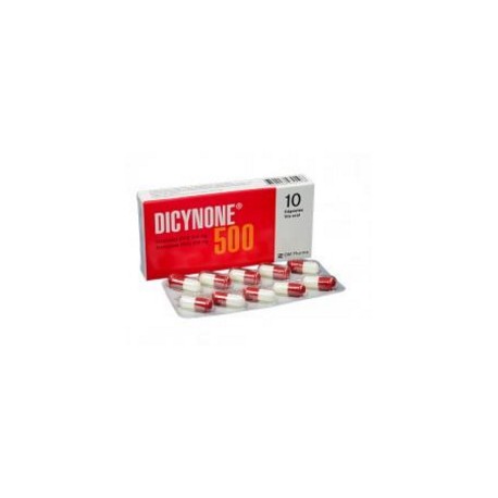 Dicynone 500 (ENVIOS REGIONALES Y NACIONAL )Caja*10 Cápsulas - OM Pharma