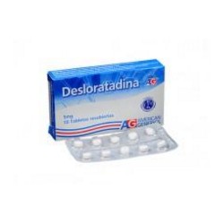 Desloratadina 5 mg (ENVÍOS REGIONALES Y NACIONAL) Caja*10 Tabletas Recubiertas - American Generics