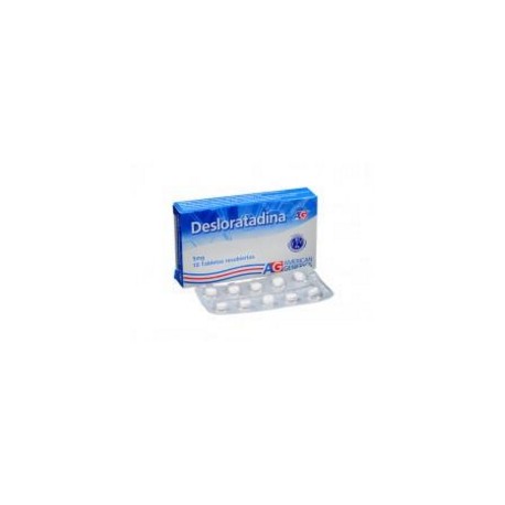 Desloratadina 5 mg (ENVÍOS REGIONALES Y NACIONAL) Caja*10 Tabletas Recubiertas - American Generics