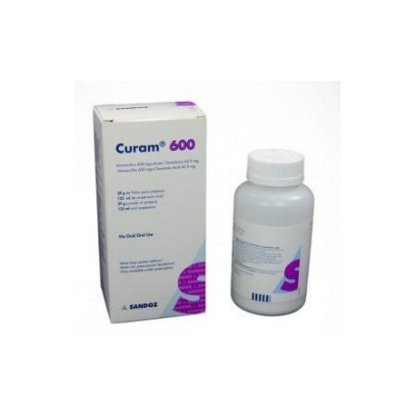 Curam 600 (ENVIOS REGIONALES Y NACIONAL) Frasco*125 mL Polvo Para Preparar - Sandoz