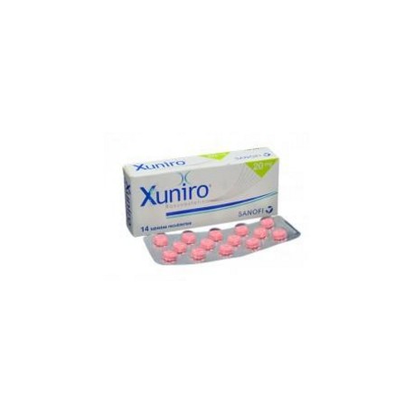 Xuniro 20 mg Tabletas Recubiertas Sanofi Aventis (Envíos Regionales y Nacionales) caja*14 unidades