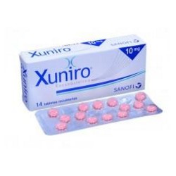 Xuniro 10 mg Tabletas Recubiertas Sanofi Aventis (Envíos Regionales y Nacionales) caja*14 unidades