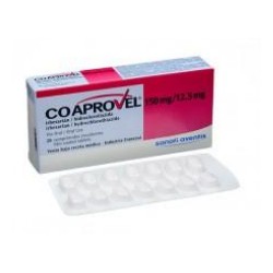 Coaprovel 150 mg / 12,5 mg (ENVÍOS REGIONALES Y NACIONAL) Caja*28 Comprimidos Recubiertos - Sanofi Aventis