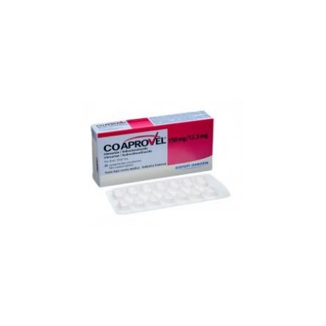 Coaprovel 150 mg / 12,5 mg (ENVÍOS REGIONALES Y NACIONAL) Caja*28 Comprimidos Recubiertos - Sanofi Aventis