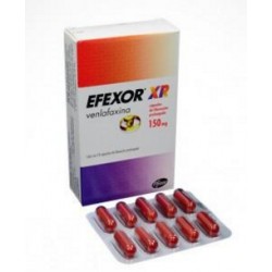 Efexor Xr 150 mg Cápsulas De Liberación Prolongada Pfizer (Envíos Regionales y Nacionales) caja*10 unidades