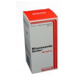 Nitazoxanida 100 mg / 5 mL Polvo Para Suspensión Genfar (Envíos Regionales y Nacionales) fco*60ml