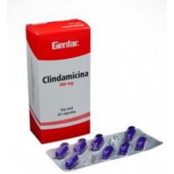 Clindamicina (ENVÍOS REGIONALES Y NACIONAL) Caja*24 Cápsulas - Genfar