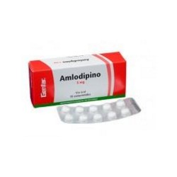 Amlodipino 5 mg (FARMACUNDINAMARCA) Caja*10 Comprimidos - Sanofi Aventis