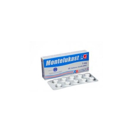 Montelukast 5 mg Tabletas Masticables American Generics (Envíos Regionales y Nacionales) caja*10 unidades