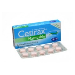 Cetirax (ENVIOS REGIONALES Y NACIONAL) Caja*10 Tabletas Masticables - LaFrancol