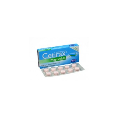 Cetirax (ENVIOS REGIONALES Y NACIONAL) Caja*10 Tabletas Masticables - LaFrancol