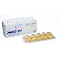 Supradyn Prenatal (FARMACUNDINAMARCA) Caja x 30 Tabletas Lacadas