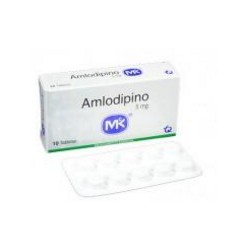 Amlodipino 5 mg (FARMACUNDINAMARCA) Caja*10 Tabletas - Tecnoquímicas