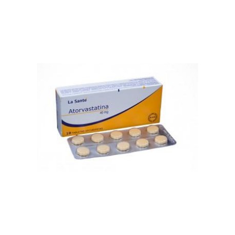 Atorvastatina 40 mg (ENVIOS REGIONALES Y NACIONAL )Caja*10 Tabletas Recubiertas - La Santé