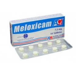 Meloxicam 7.5 mg Tabletas American Generics (Envíos Regionales y Nacionales) caja*10 unidades