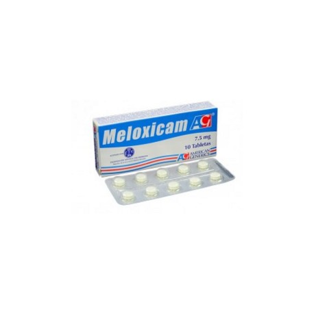 Meloxicam 7.5 mg Tabletas American Generics (Envíos Regionales y Nacionales) caja*10 unidades