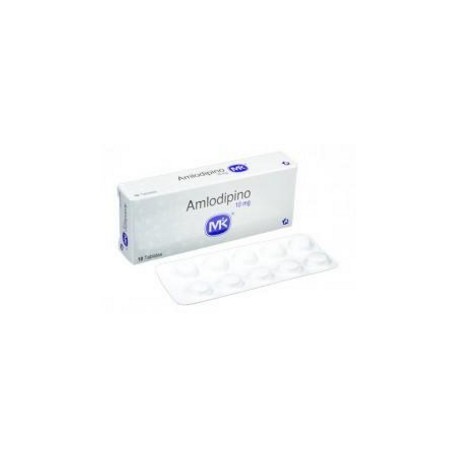 Amlodipino 10 mg (FARMACUNDINAMARCA) caja*10 Tabletas Tecnoquímicas