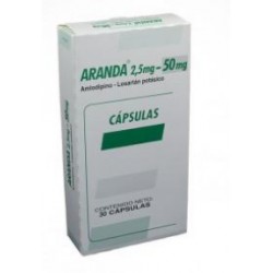 Aranda 2,5 mg / 50 mg (ENVIOS REGIONALES Y NACIONAL) Caja*30 cápsulas - Farma De Colombia