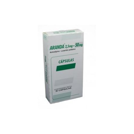 Aranda 2,5 mg / 50 mg (ENVIOS REGIONALES Y NACIONAL) Caja*30 cápsulas - Farma De Colombia