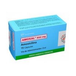 Amoxal 500 mg (FARMACUNDINAMARCA) Caja*15 Cápsulas - GlaxoSmithkline