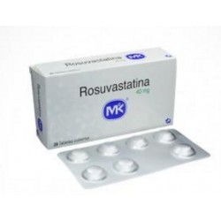 Rosuvastatina 40 mg Tabletas Cubiertas Tecnoquímicas (Envíos Regionales y Nacionales) caja*28 unidades