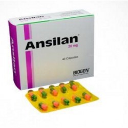 Ansilan 20 mg(ENVIOS REGIONALES Y NACIONAL) Caja*40 Cápsulas - Biogen