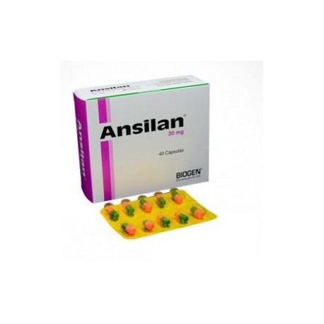 Ansilan 20 mg(ENVIOS REGIONALES Y NACIONAL) Caja*40 Cápsulas - Biogen