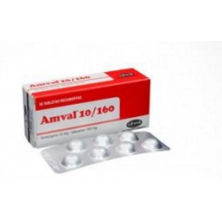 Amval 10 / 160 mg(ENVIOS REGIONALES Y NACIONAL) Caja*28 Tabletas Recubiertas - LaFrancol