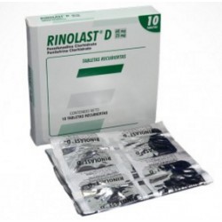 Rinolast D 60 mg 25 mg Tabletas Recubiertas Farma De Colombia (Envíos Regionales y Nacionales) caja*10