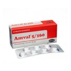 Amval 5 / 160 mg (ENVIOS REGIONALES Y NACIONAL) Caja*28 Tabletas Recubiertas - LaFrancol