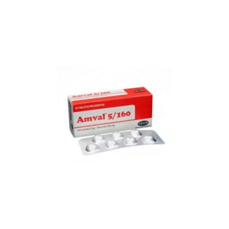 Amval 5 / 160 mg (ENVIOS REGIONALES Y NACIONAL) Caja*28 Tabletas Recubiertas - LaFrancol