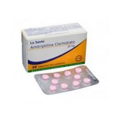 Amitriptilina Clorhidrato 25 mg (ENVIOS REGIONALES Y NACIONAL) Caja*30 Tabletas Recubiertas - La Santé