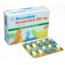 Amoxibay 500 mg (FARMACUNDINAMARCA) Caja*30 Cápsulas Bayer