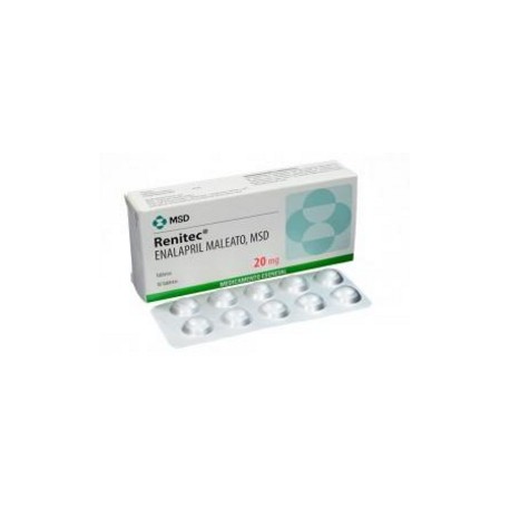 Renitec 20 mg Tabletas MSD (Envíos Regionales y Nacionales) caja*10 unidades