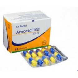 Amoxicilina 500 mg (FARMACUNDINAMARCA) Caja*50 Cápsulas La Santé