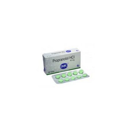 Propanolol HCI 40 mg Tabletas Tecnoquímicas (Envíos Regionales y Nacionales) caja*20 unidades