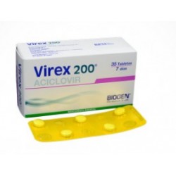 Virex 200 (ENVIOS REGIONALES Y NACIONAL) Caja*35 Tabletas - Biogen