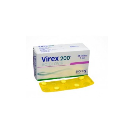 Virex 200 (ENVIOS REGIONALES Y NACIONAL) Caja*35 Tabletas - Biogen