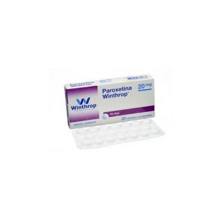 Paroxetina 20 mg Tabletas Recubiertas Sanofi Aventis (Envíos Regionales y Nacionales) caja*20 unidades