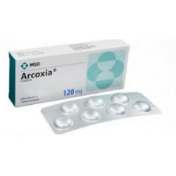 Arcoxina 120 mg (FARMACUNDINAMARCA) Caja*7 Tabletas Recubiertas Merck