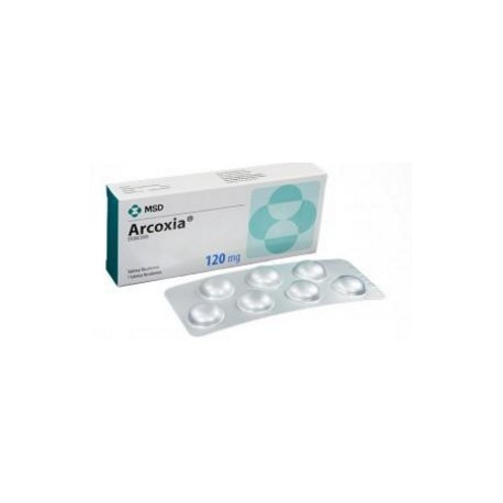 Arcoxina 120 mg (FARMACUNDINAMARCA) Caja*7 Tabletas Recubiertas Merck