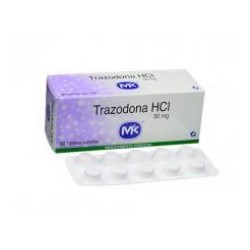 Trazodona HCI 50 mg Tabletas Cubiertas Tecnoquímicas (Envíos Regionales y Nacionales) caja*50 unidades