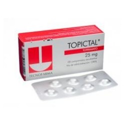 Topictal 25 mg Comprimidos Recubiertos Tecnofarma (Envíos Regionales y Nacionales) caja*28 unidades