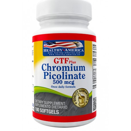 GTF CHROMIUM PICOLINATE 500 mcg (ENVIOS REGIONALES Y NACIONAL)