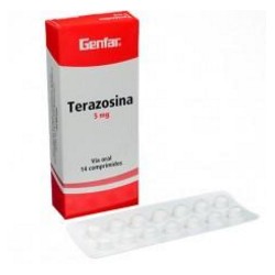 Terazosina 5 mg Comprimidos Genfar (Envíos Regionales y Nacionales) caja*14 unidades