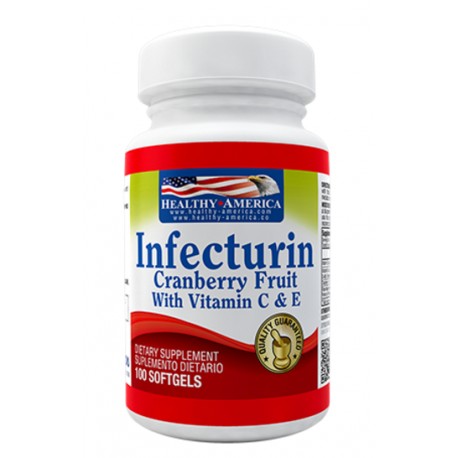 INFECTURIN CRANBERRY FRUIT WITH VITAMIN C & E (ENVIOS REGIONALES Y NACIONAL)