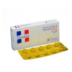 Tanakén 40mg Tabletas Laboratorios Synthesis (Envíos Regionales y Nacionales) caja*20 unidades